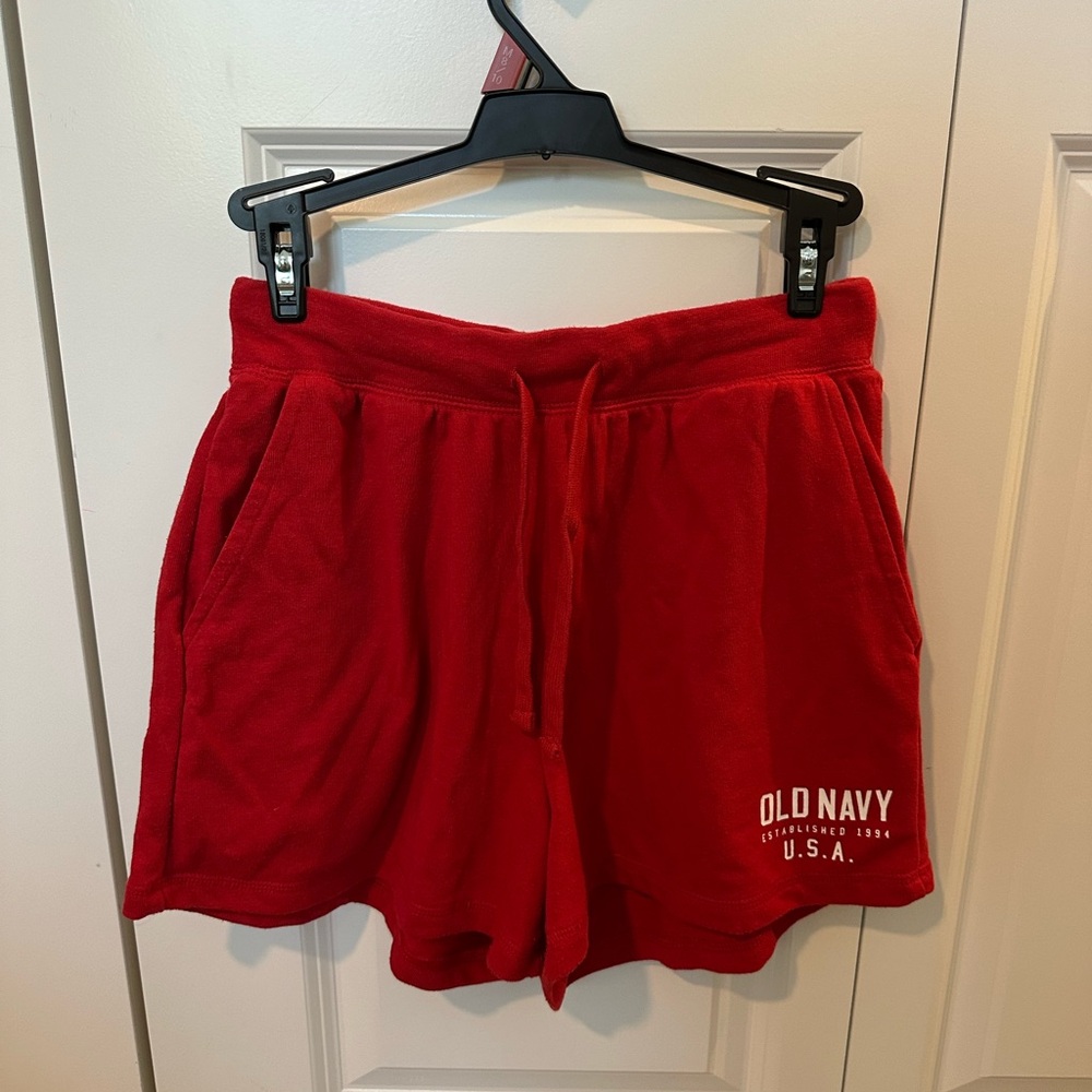 Old Navy Women's Athletic Red Shorts